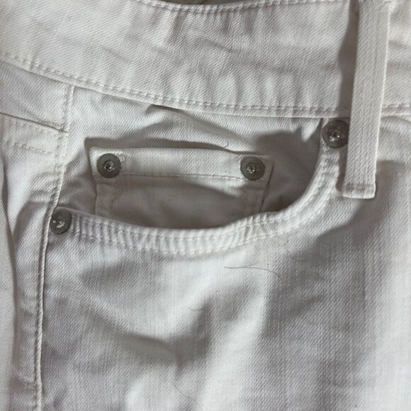 Vince 5 PocketAnkle Skinny White Jeans Sz 25 - Picture 5 of 11